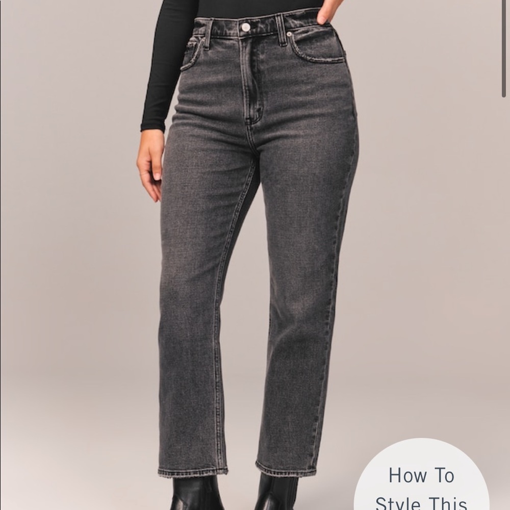 NWT Curve Love Ultra High Rise Ankle Straight Jeans 28 Short